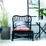 Lounge Black Rattan Low Chair